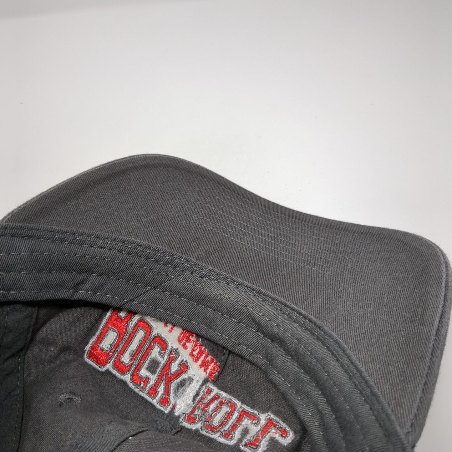Rock And Roll Hall Of Fame Slideback Hat Gray OS Adjustable Embroidered 6 Panel