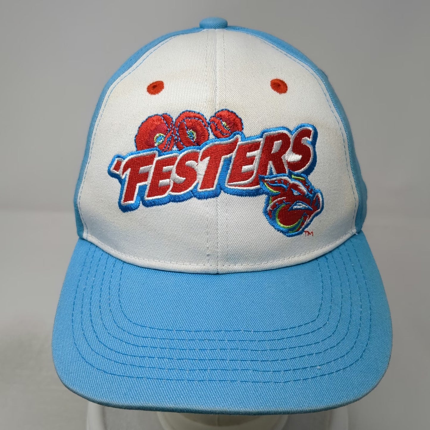 Melonwear Festers Service Electric Blue Baseball Cap One Size Hat Strap Iron Pig