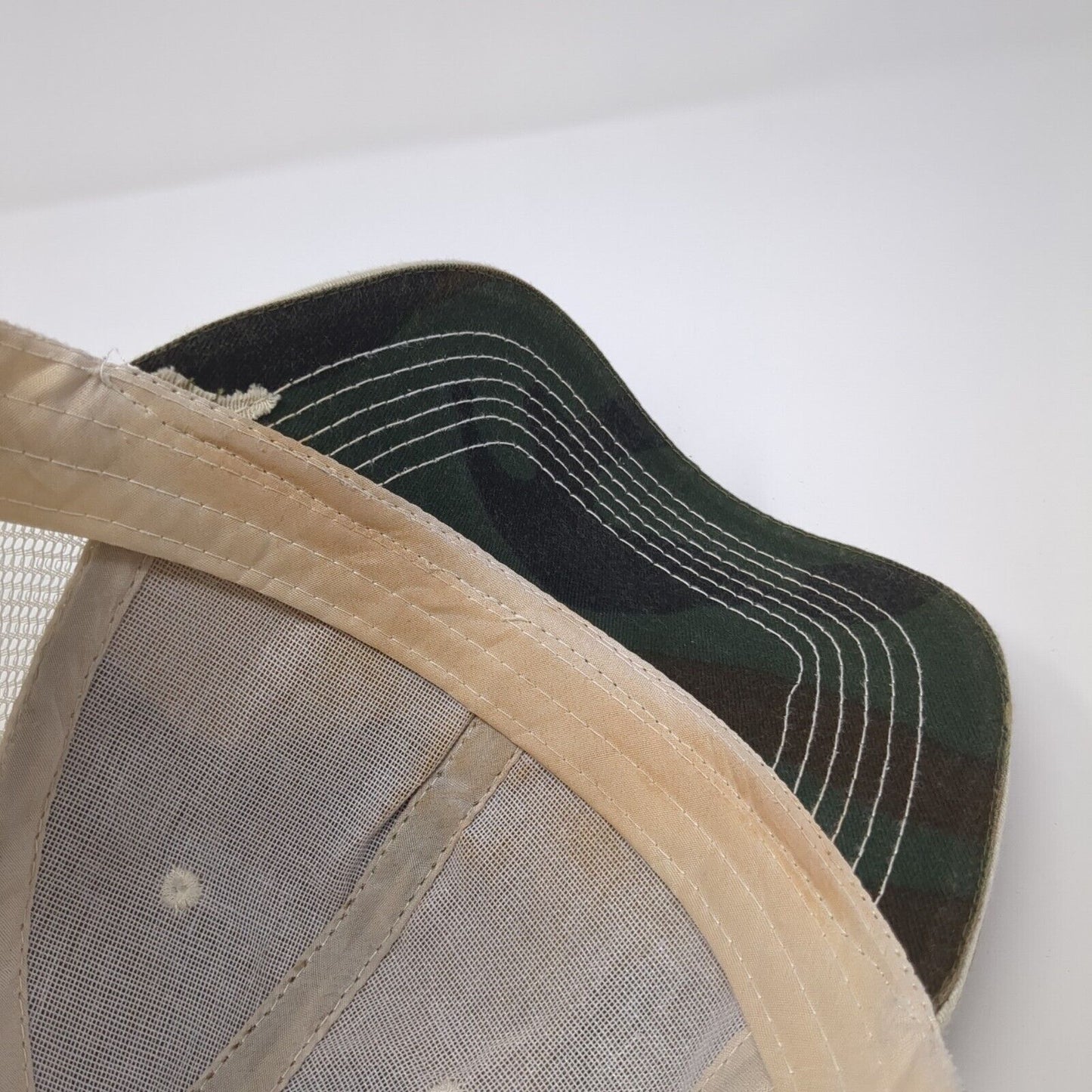 Love My Tribe Patch Strapback Trucker Hat Camo One Size Mesh Back