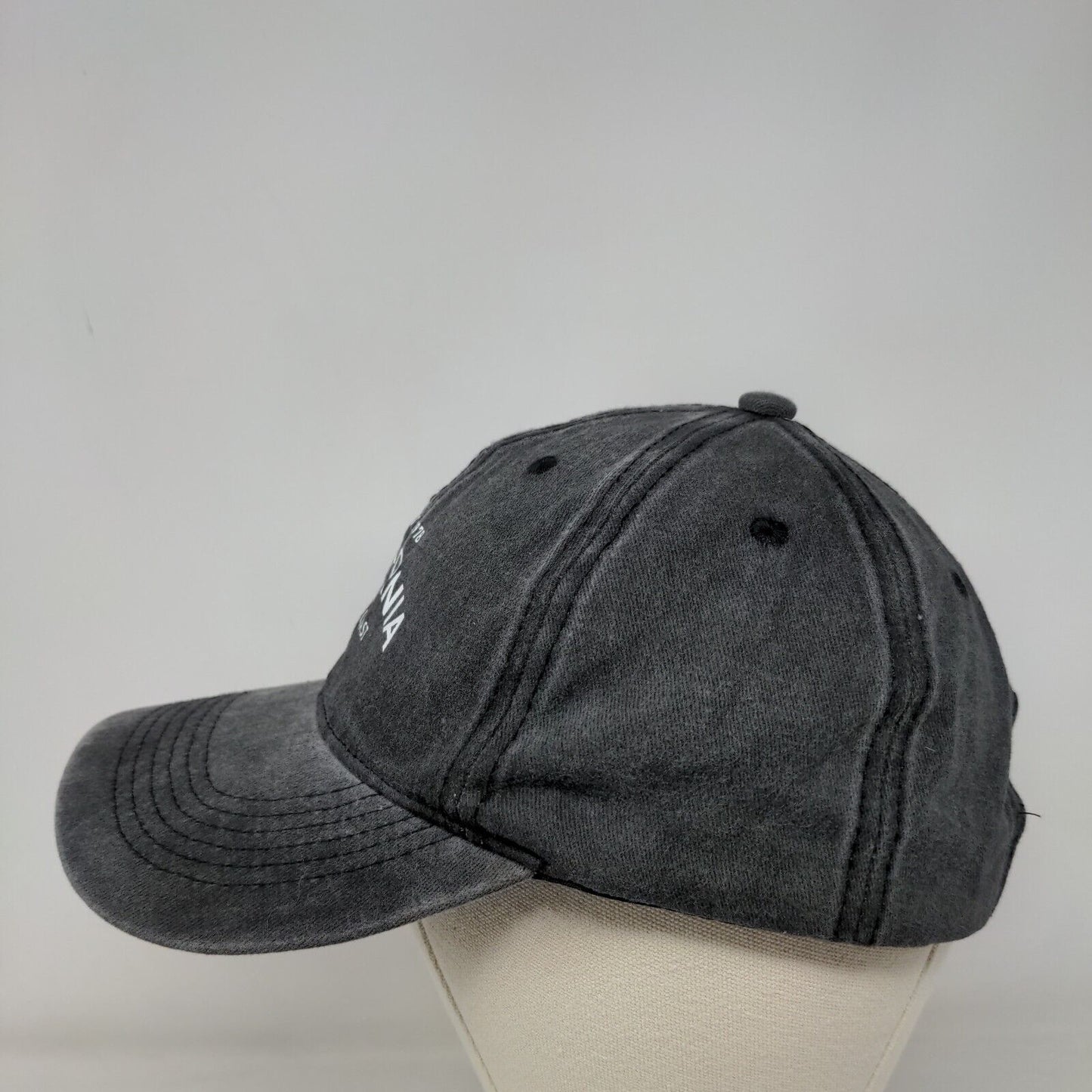 California West Coast Slideback Hat Gray One Size Adjustable 6 Panel