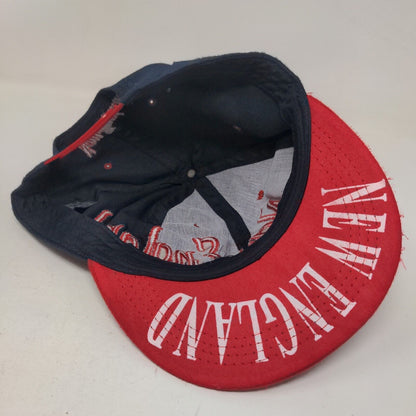 New England Snapback Hat Multicolor One Size Adjustable Embroidered 6 Panel