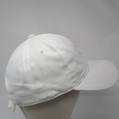 Pineapple Slideback Hat White One Size Solid Adjustable Embroidered