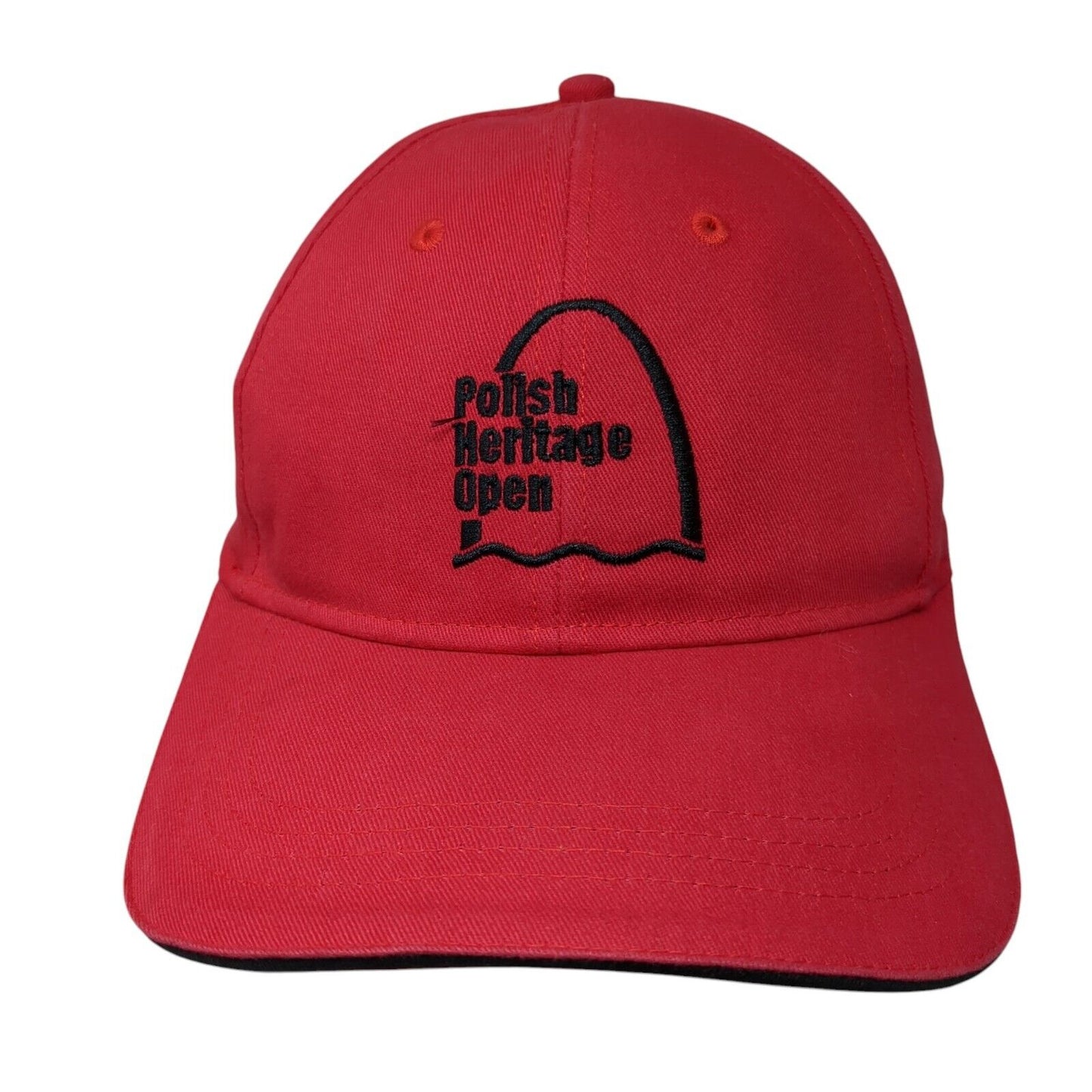 Polish Heritage Open Strapback Hat Red One Size Adjustable Cap America