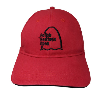 Polish Heritage Open Strapback Hat Red One Size Adjustable Cap America