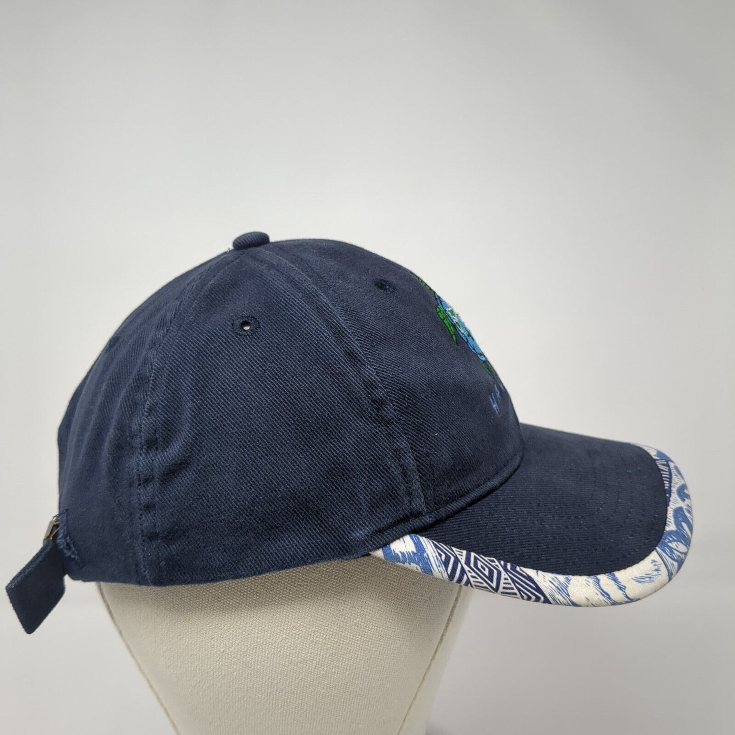 Hawaii Slideback Baseball Cap Blue One Size Adjustable Embroidered 6 Panel