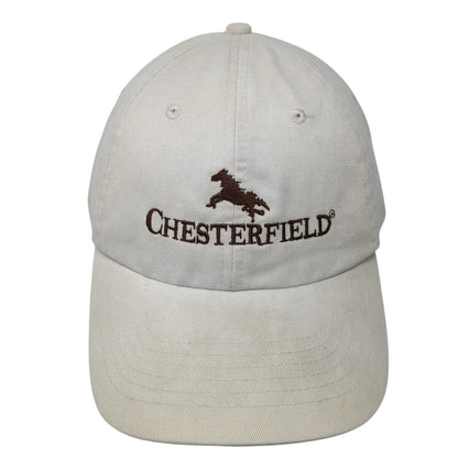 Chesterfield Slideback Hat Tan One Size Adjustable Embroidered KC Caps