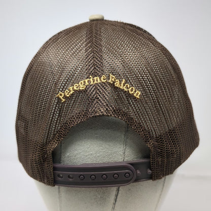 Port Authority Trucker Hat Brown One Size Peregrine Fund Falcon Bird Mesh Hat
