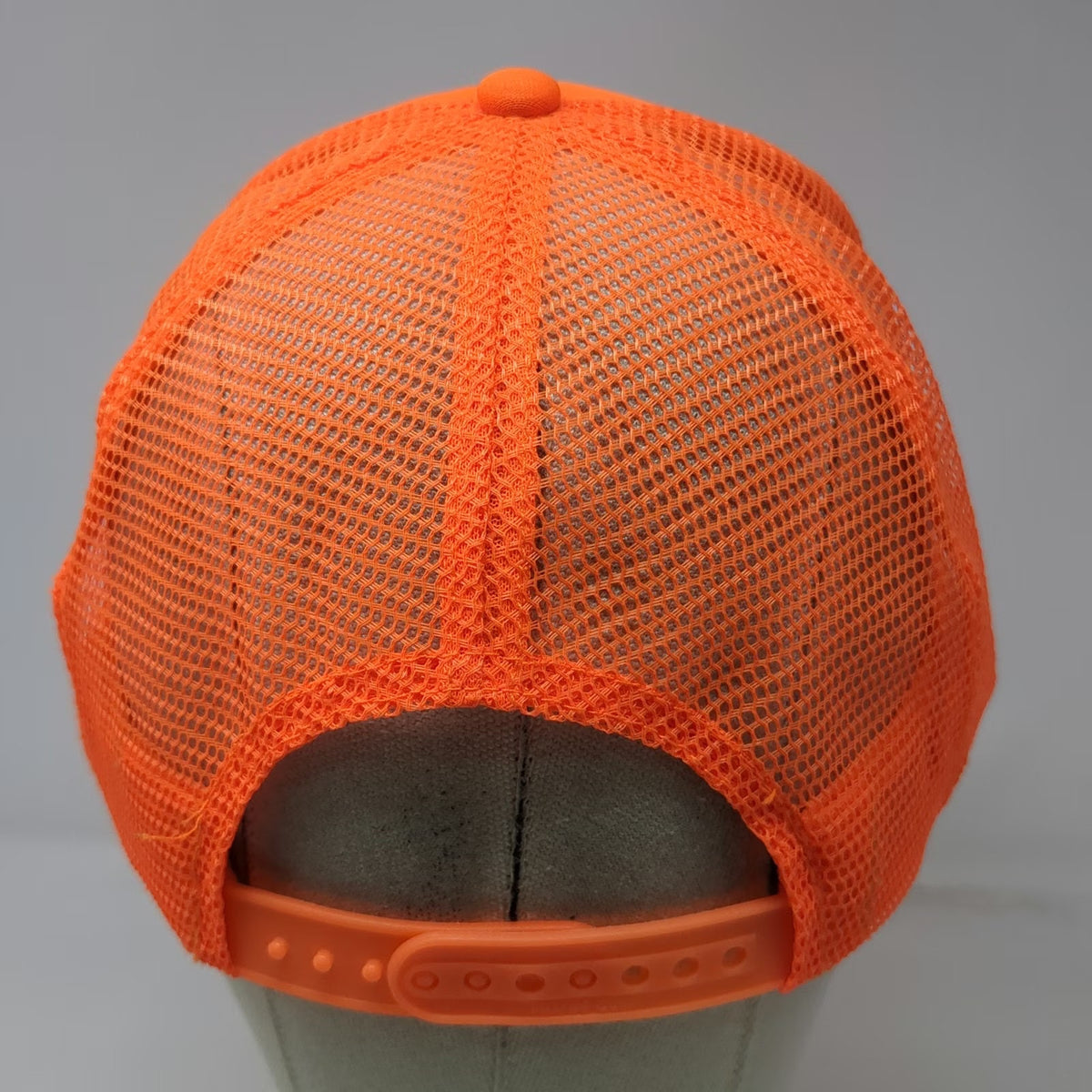 Nissin Trucker Hat Orange One Size Fiddlers Festival Weiser Idaho Mesh Snapback