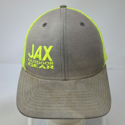 Richardson Trucker Hat Gray Yellow One Size JAX Outdoor Gear Mesh Snapback