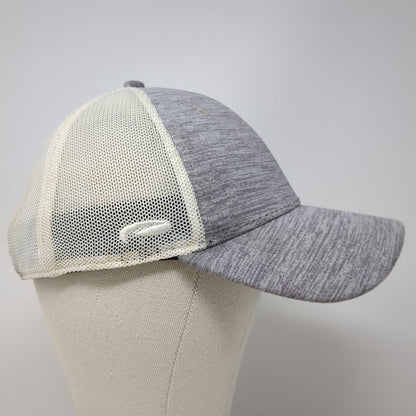 Pukka Trucker Hat Gray White One Size Tamarack Resort Patch Mesh Snapback