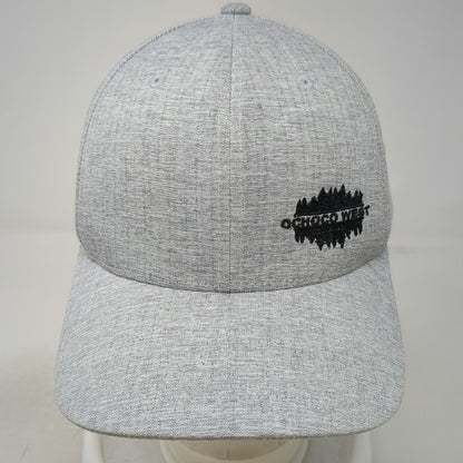 Flexfit Baseball Cap Gray XL Ochoco West Forest Treeline Hat Fitted Embroidered
