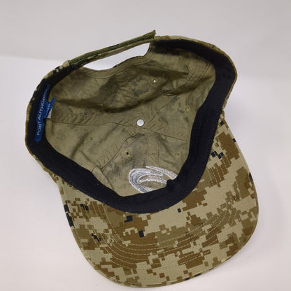 Port Authority Strapback Hat Digital Camo One Size Embroidered Logo