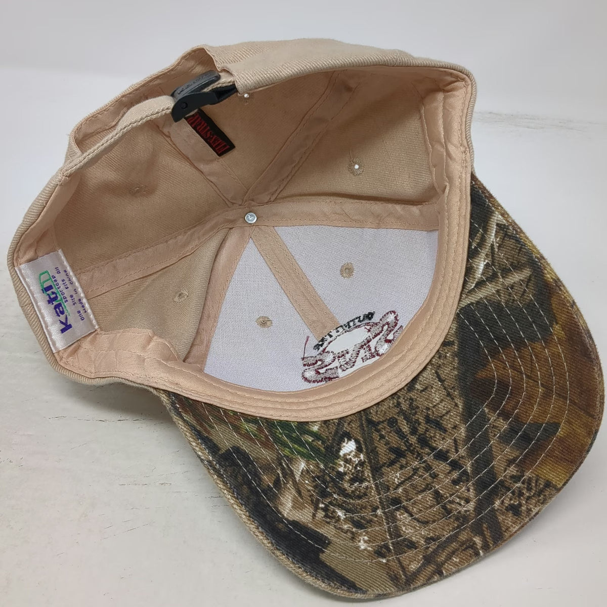 Kati Sportcap SNS Outfitter & Guides Hat Beige Camo Baseball Cap One Size Strap