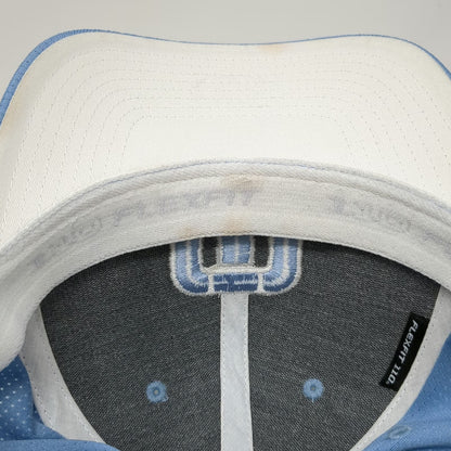 TravisMathew Snapback Blue Hat One Size MVE Mesh Structured Golf Flexfit Tech