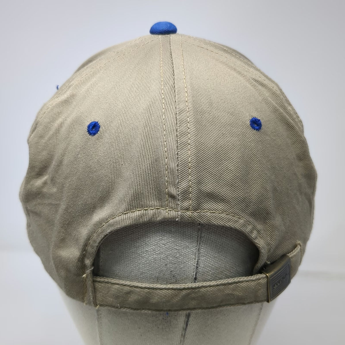 Headliner Baseball Cap Blue Beige One Size Bulldog Colfax Grange Supply Hat