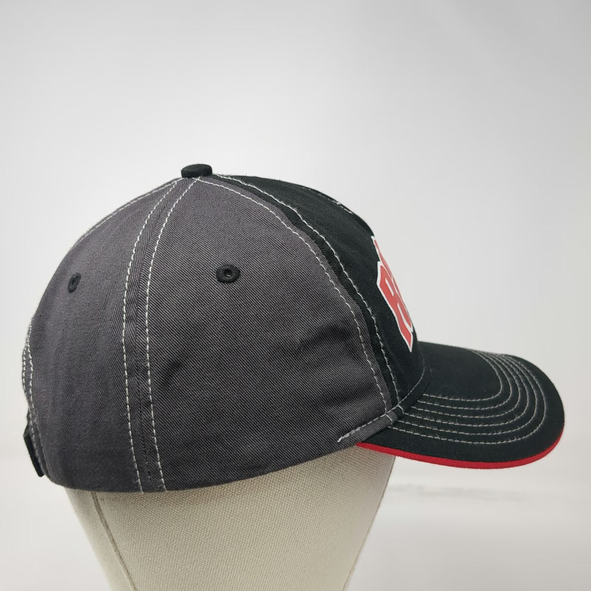 Rapala 5 Panel Black Hat One Size Embroidered Logo Adjustable Fishing Lure Cap