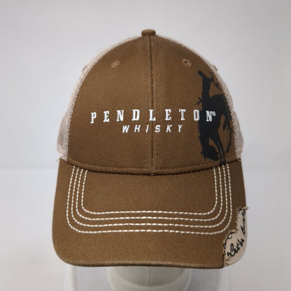 Pendleton Whisky Snapback Trucker Hat Brown One Size Mesh Back Outdoor