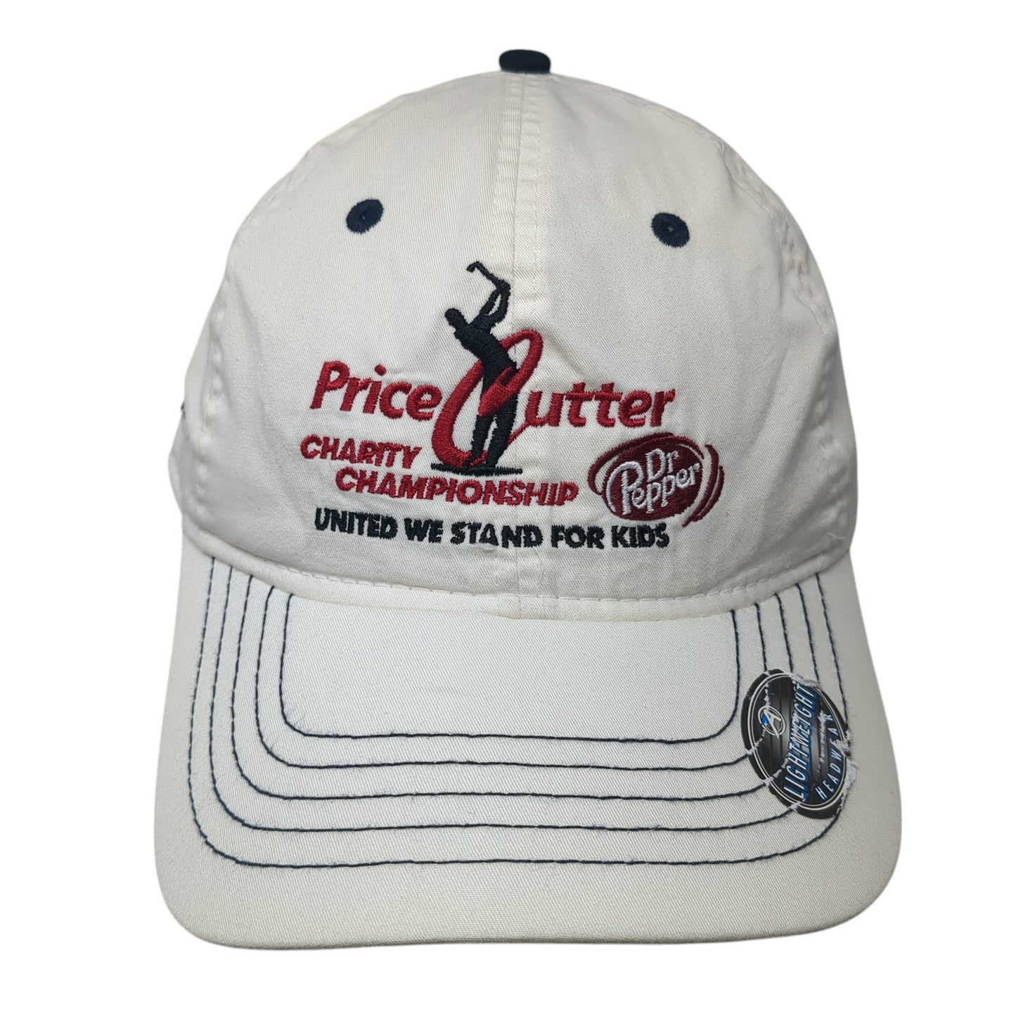 Price Cutter Charity Championship Dr. Pepper Baseball Cap Beige OS Classic Ahead