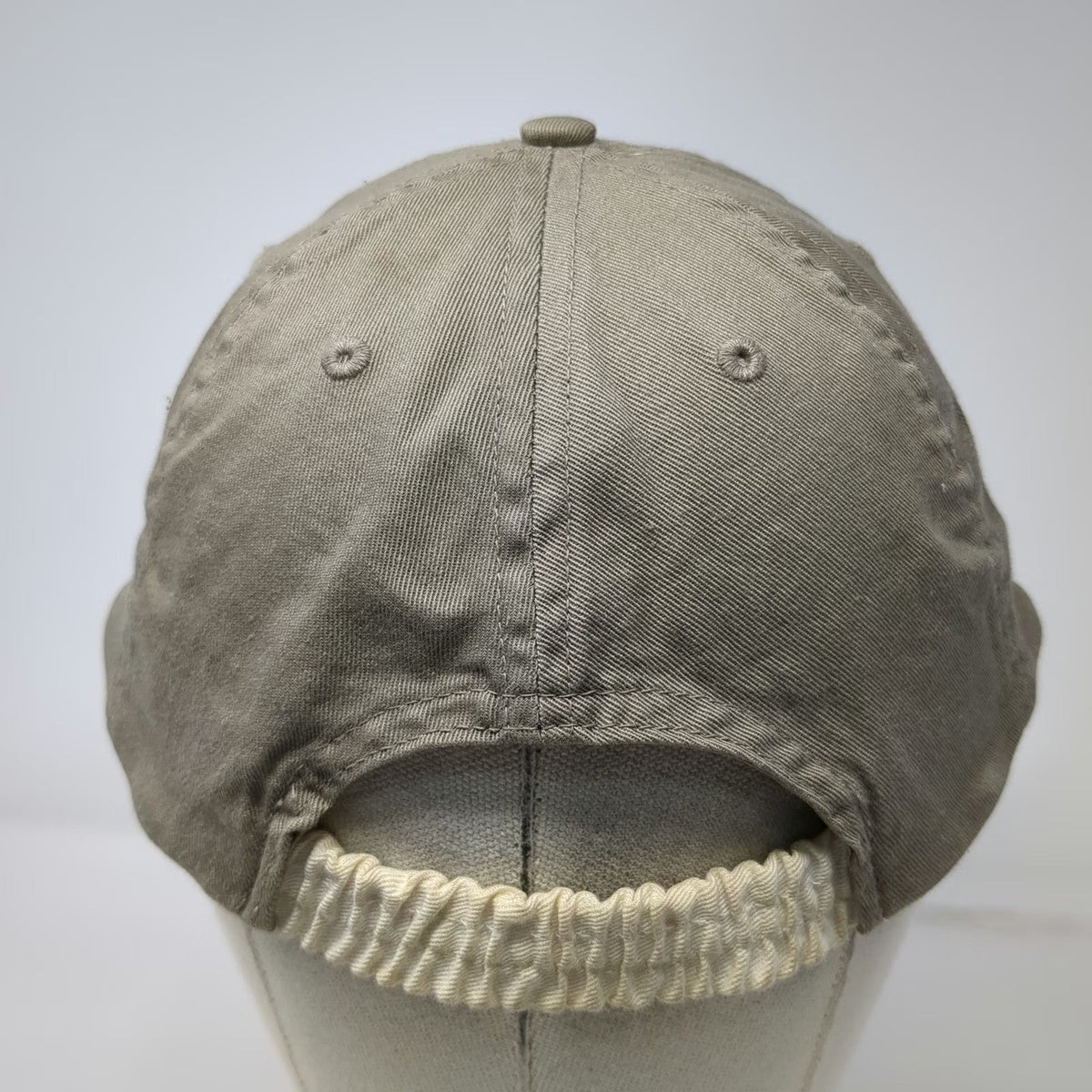 SeaWorld Baseball Cap Brown White One Size Hat Adventure Parks Whale Tail Logo