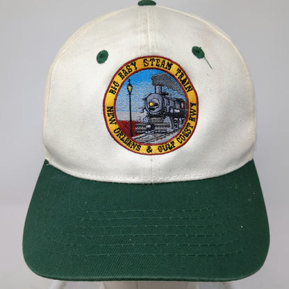 Cobra Caps Snapback White Green One Size New Orleans Gulf Coast RWY Train Hat