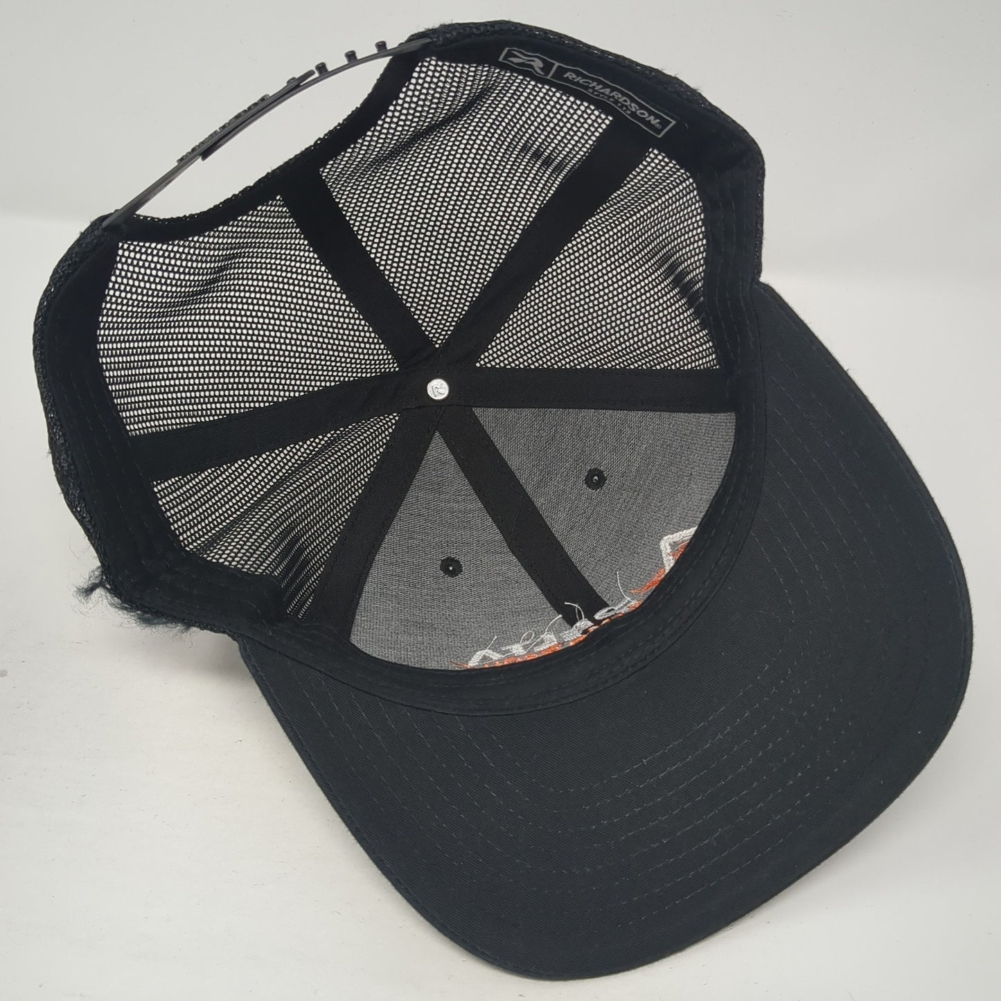 Delta Demo Group Snapback Trucker Hat Black One Size Mesh Back Adjustable