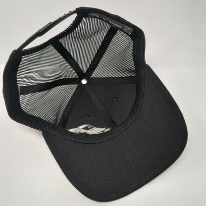 Roofline Supply & Delivery Snapback Trucker Hat Black OS Adjustable Mesh Back