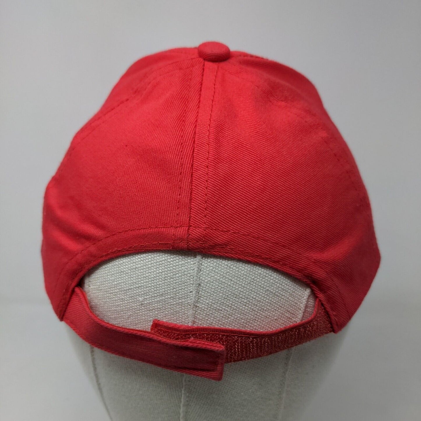 Sesame Street Boy's Strapback Hat Red Size Toddler Graphic Elmo Face Logo