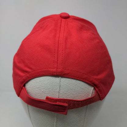 Sesame Street Boy's Strapback Hat Red Size Toddler Graphic Elmo Face Logo