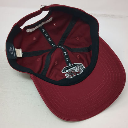 Under Armour NCAA South Carolina Gamecocks Red One Size Cap Slideback Hat Logo