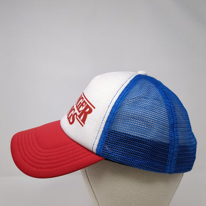 Stranger Things Snapback Trucker Hat Multicolor OS Adjustable Mesh Back Netflix