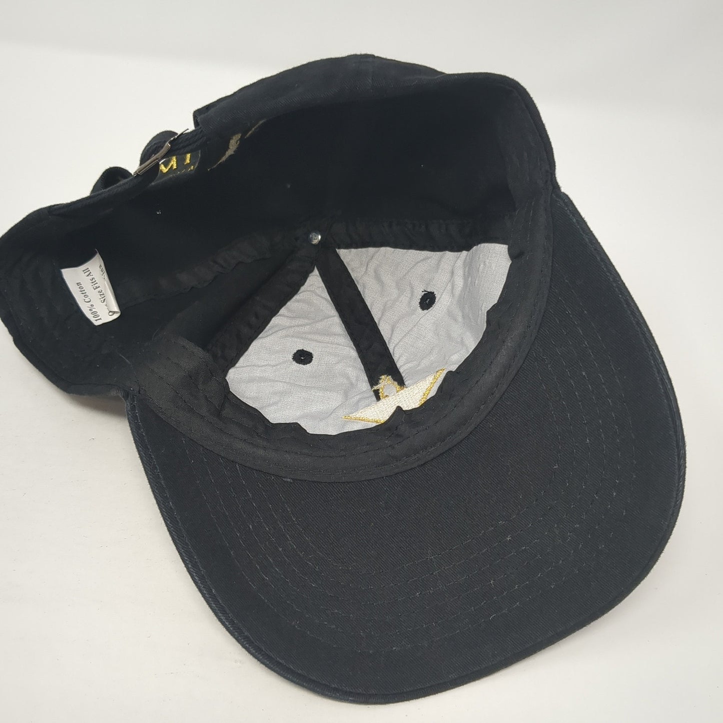 Hamilton An American Musical Slideback Hat Black One Size Adjustable