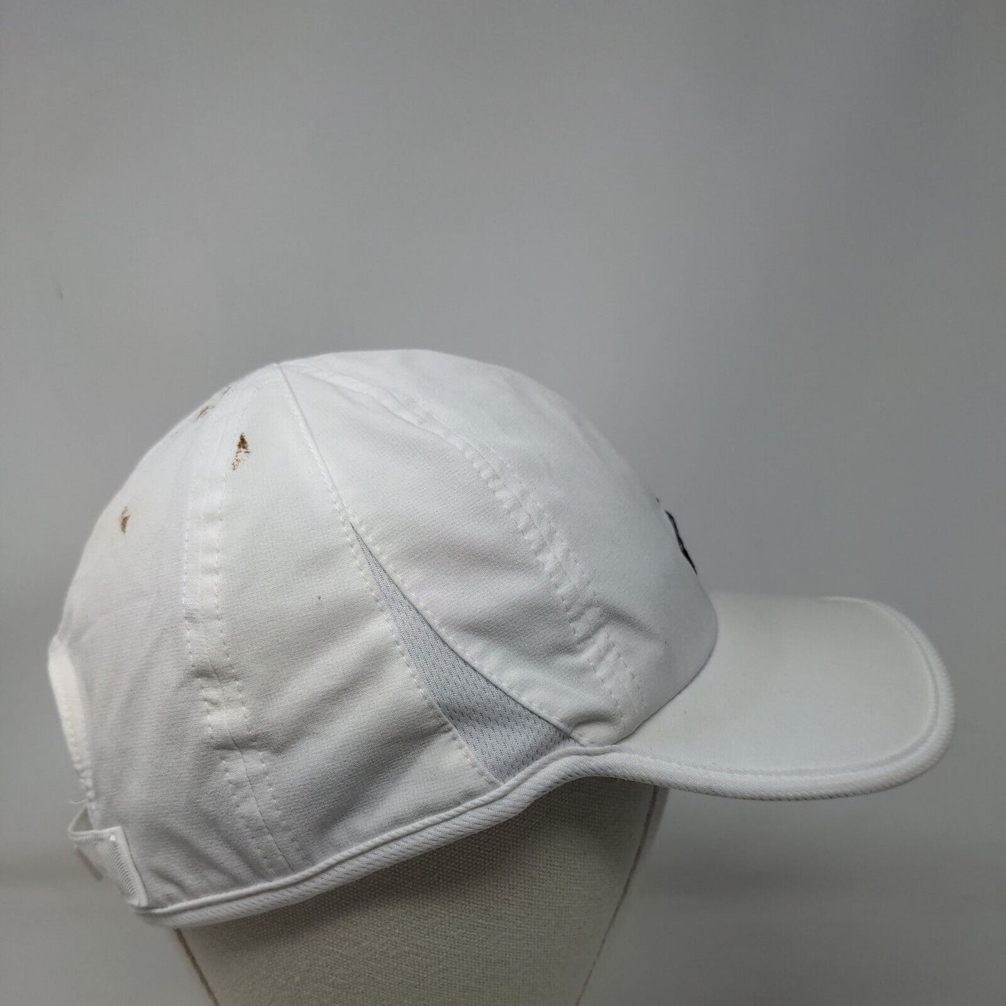 Adidas Adizero Strapback Hat White One Size Embroidered Breathable Climacool