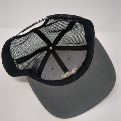 Quanta Snapback Trucker Hat Gray One Size Mesh Back Richardson 6 Panel