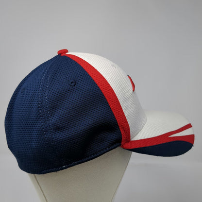 New England Patriots NFL New Era Cap White Blue Red L 39THIRTY Stretch Fit Hat