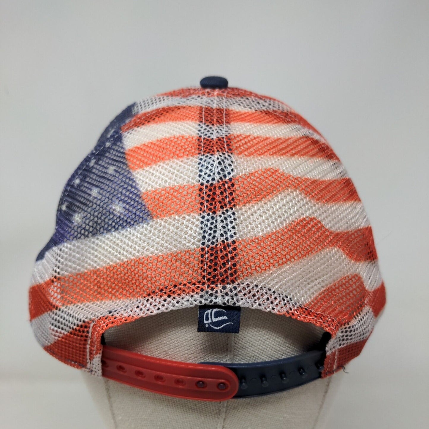 Raccoon Lake Rockville Indiana Snapback Mesh Back Trucker Hat Patriotic OSFM