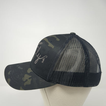 Idaho 550 Fly Snapback Trucker Hat Multicolor OS Adjustable Mesh Back Yupoong
