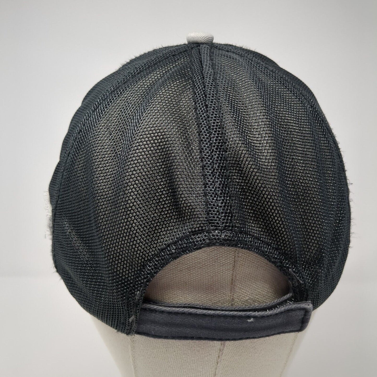 Ness Campbell Crane Rigging Strapback Trucker Hat Gray OS Mesh Back Towsleys