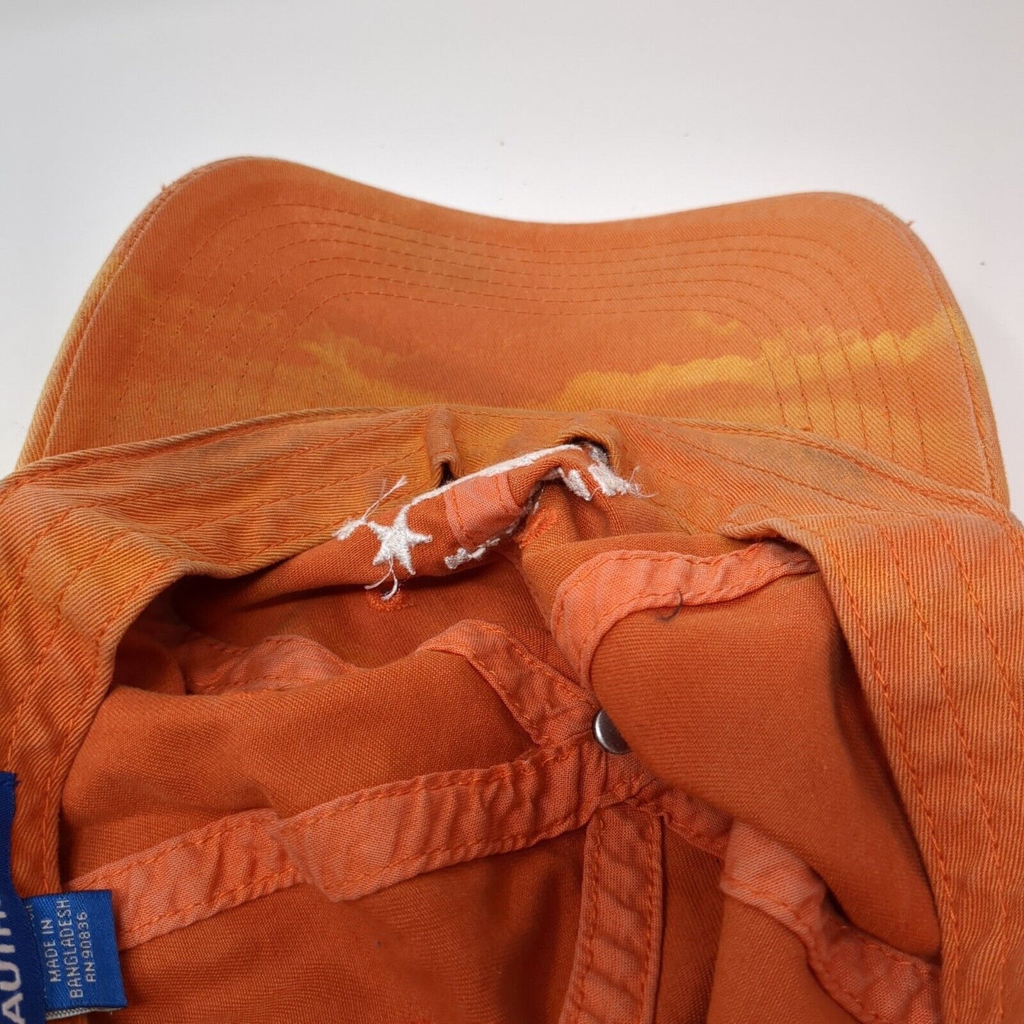 Northwest Maritime Center Slideback Hat Orange One Size Port Townsend