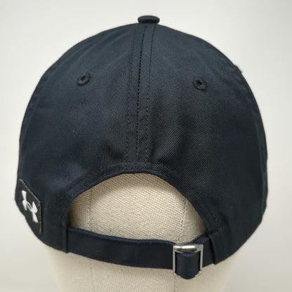 Under Armour Baseball Cap Black One Size Darktrace Embroidered Slideback Hat