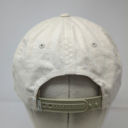 Vuori 5 Panel Beige One Size Hemp Blend Tonal Logo Snapback Hat Curved Brim