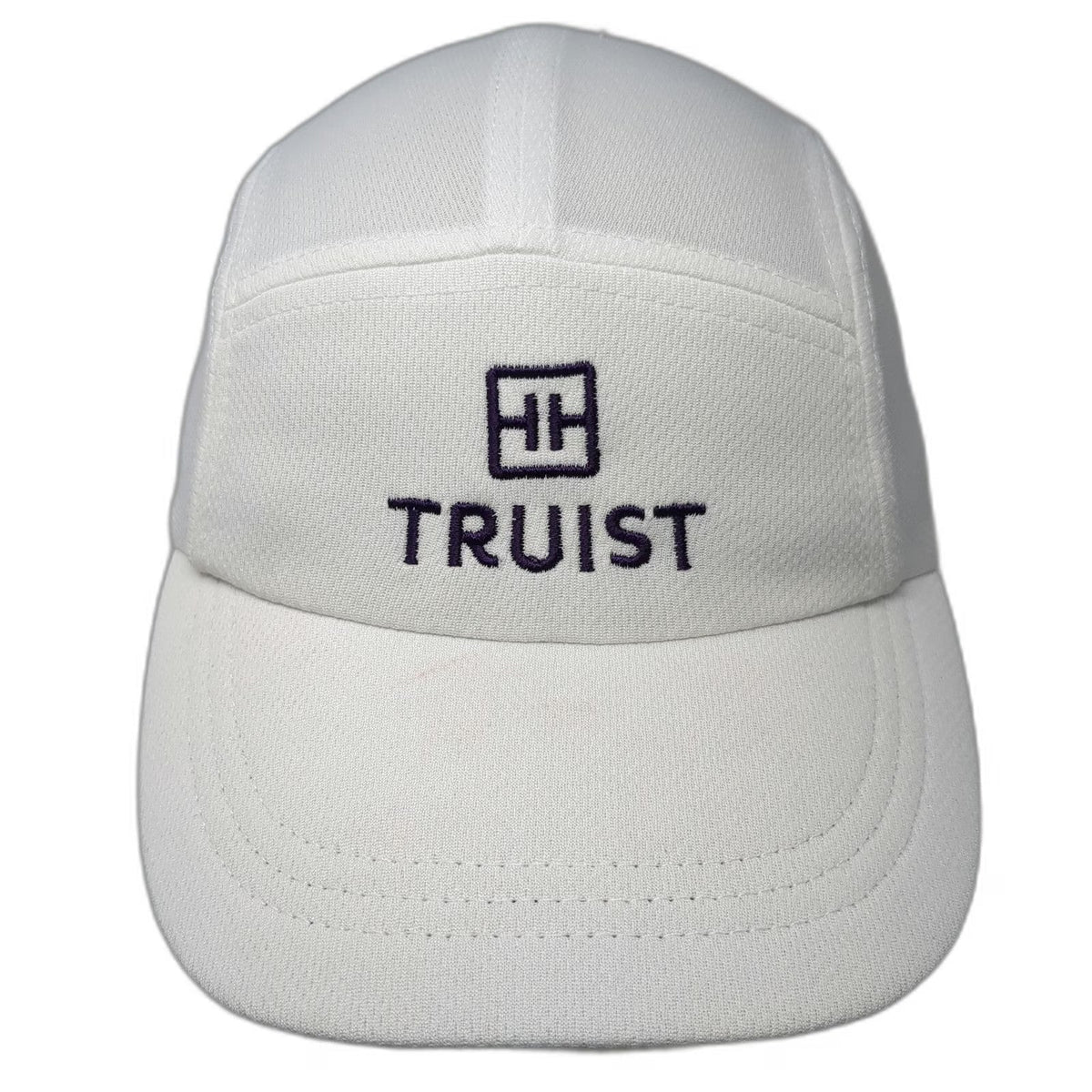 Ogio 5 Panel Hat White One Size Truist Bank Logo Polyester Performance Slideback