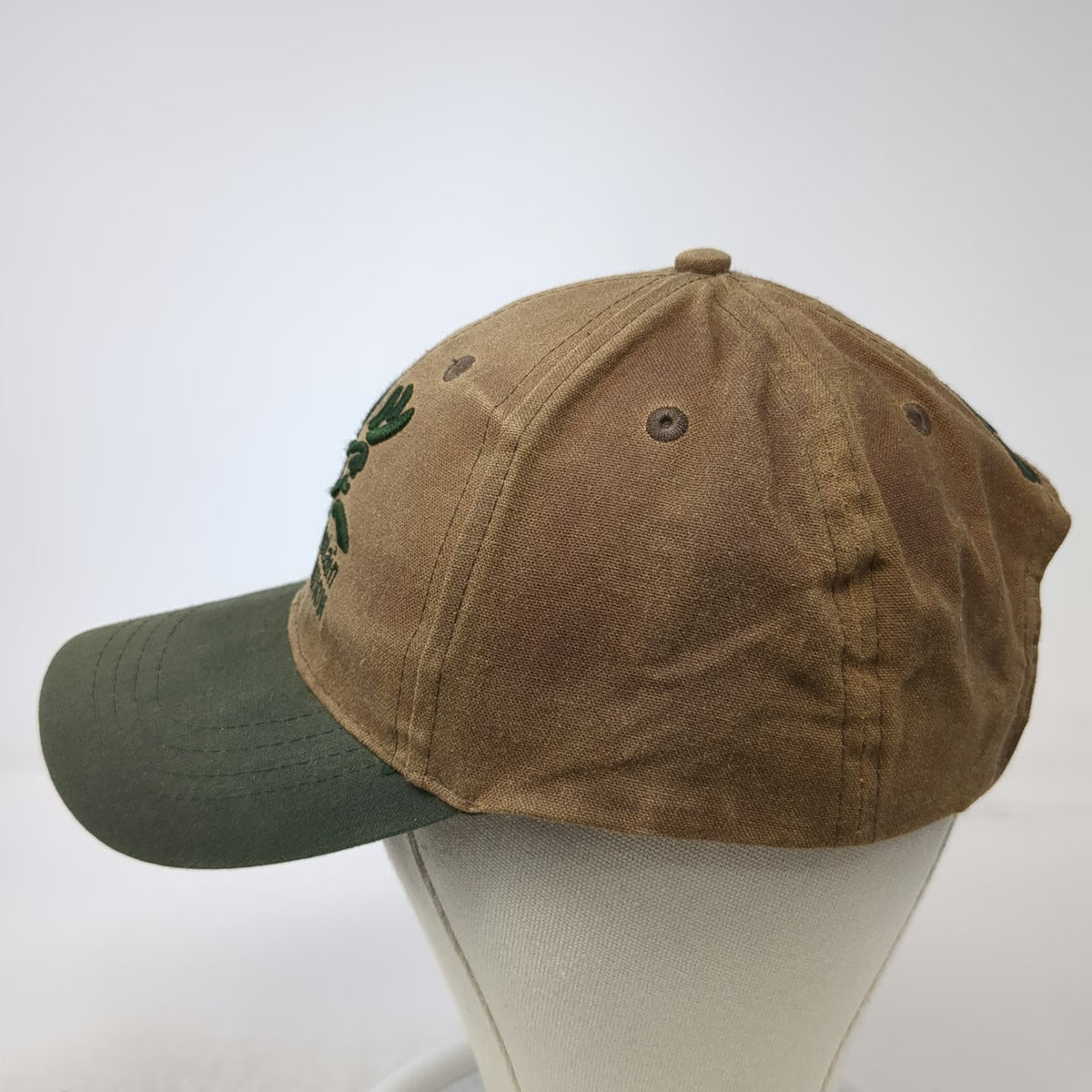 Rocky Mountain Elk Foundation Baseball Cap Brown One Size Strapback Antlers Hat
