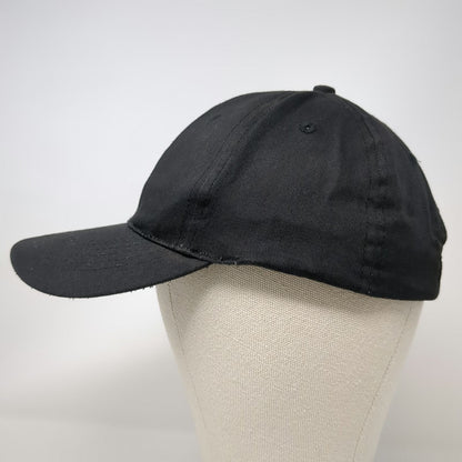 Great Northwest Baseball Cap Black One Size Strapback Cotton Plain Solid Hat