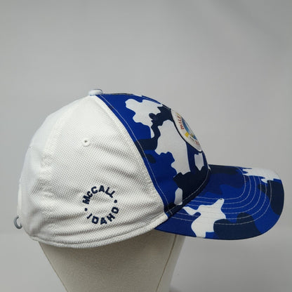 Mile High Marina Patch Strapback Hat Camouflage One Size Mid Fit Ahead