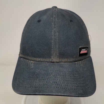 Genuine Dickies Snapback Hat Blue One Size Adjustable 6 Panel Cotton