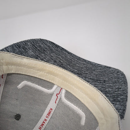 Kimes Ranch Snapback Mesh Back Trucker Hat Gray One Size Embroidered