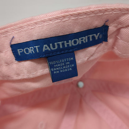 Port Authority Pink One Size Baseball Cap Hat Strapback Thunder Mountain Tent