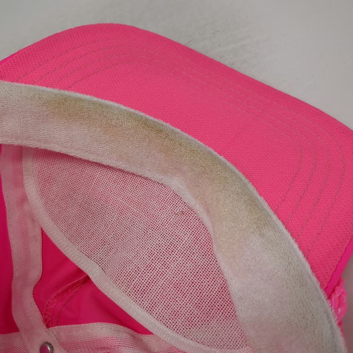 Sportcap 5 Panel Pink One Size Rope Snapback Hat Nylon Terry Cloth Unstructured