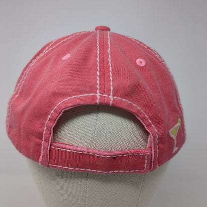 I Need A Huge Margarita Strapback Hat Pink One Size KB ETHOS Vintage