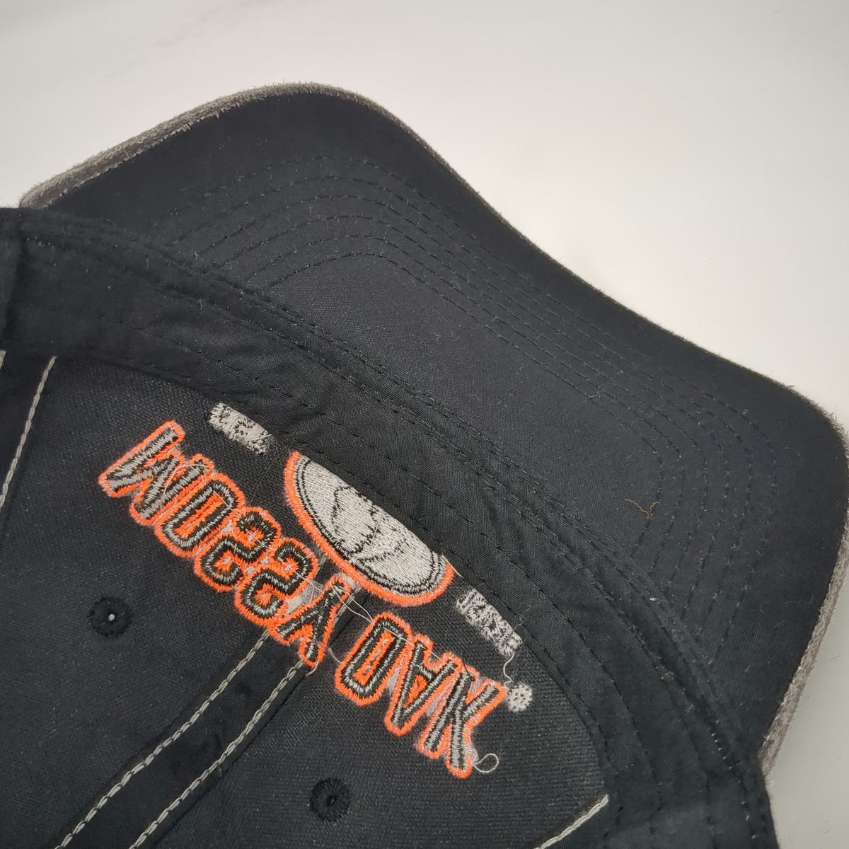 Mossy Oak Trucker Hat Gray One Size Snapback Mesh Embroidered Logo 1986 Branch